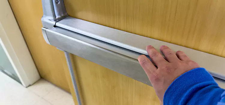 Installing a Push Bar on a Door Dover